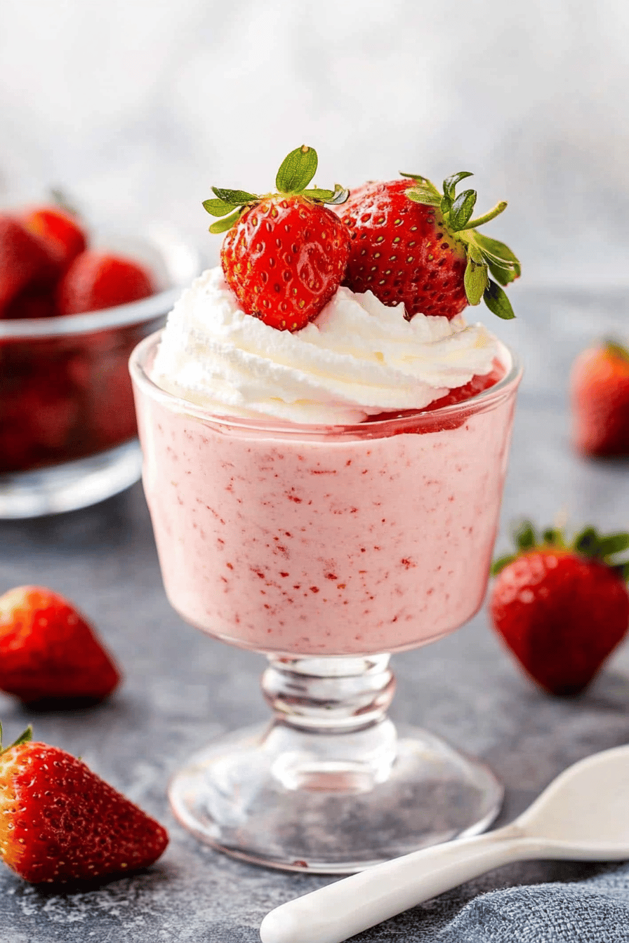 Easy Strawberry Mousse Recipe