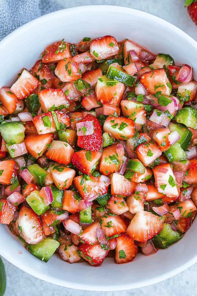 Easy Strawberry Salsa Recipe