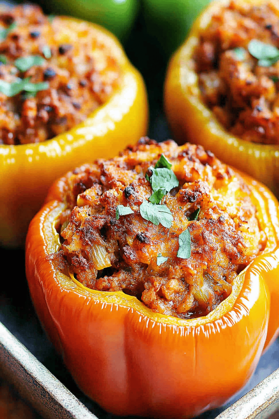 Easy Stuffed Peppers Recipe ingredients