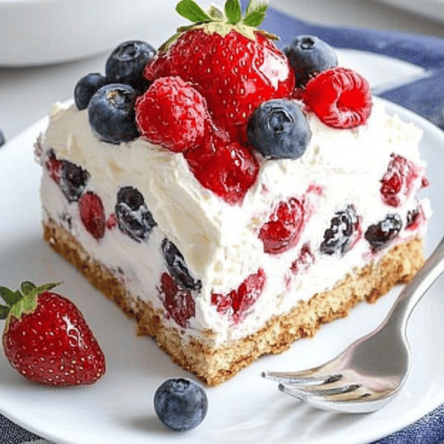Easy Summer Berry Icebox Cake Recipe