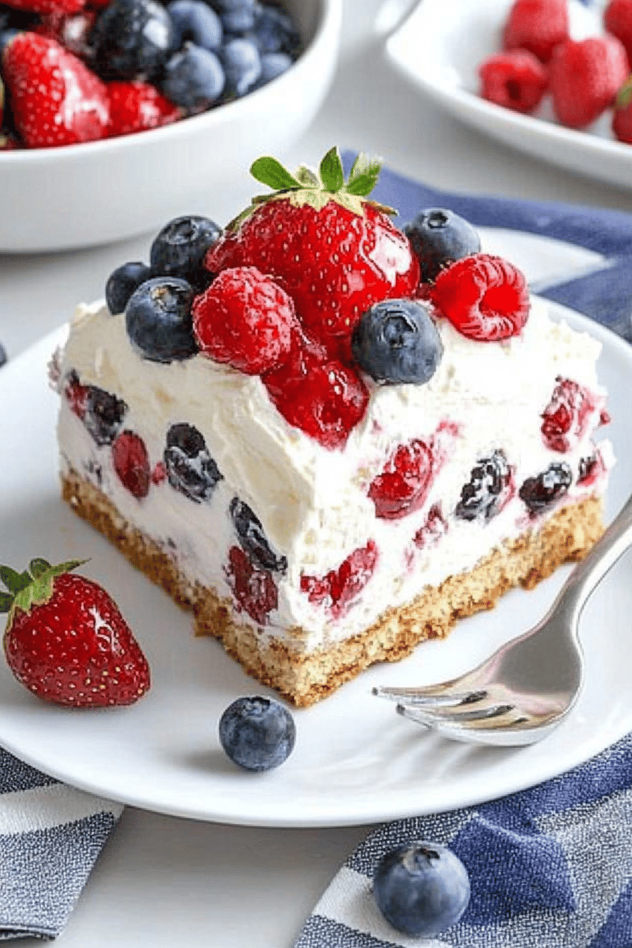 Easy Summer Berry Icebox Cake Recipe