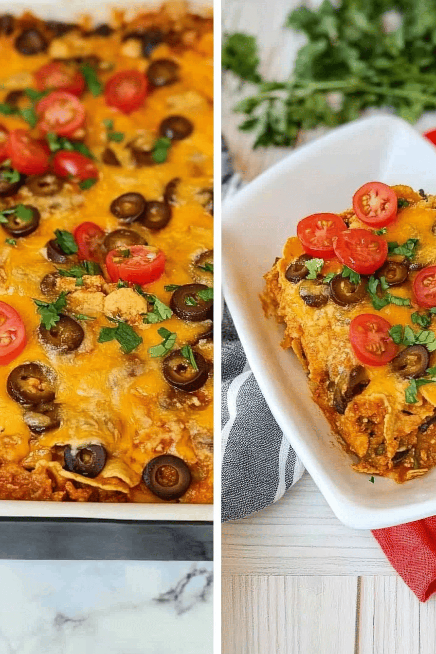 Easy Taco Casserole Recipe Final Dish Presentation