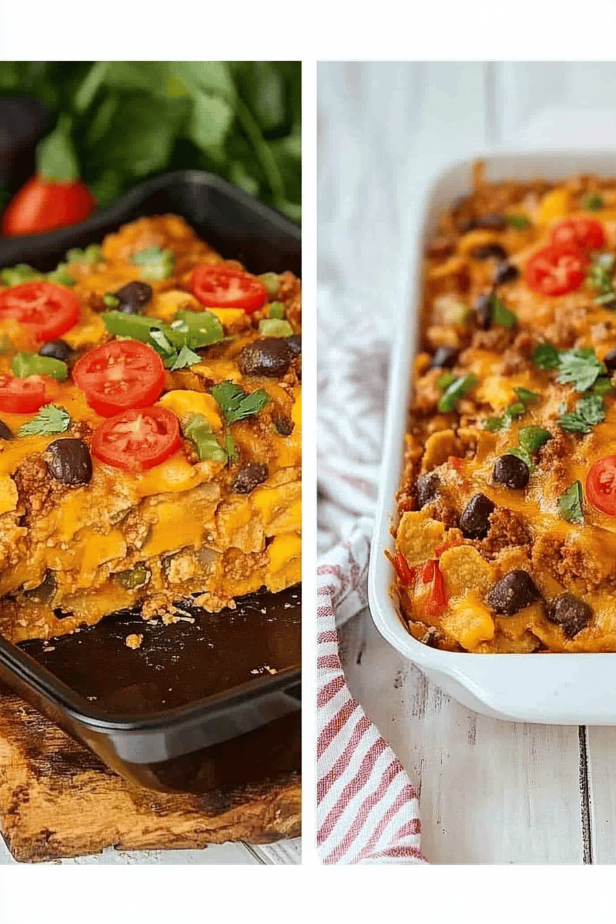Easy Taco Casserole Recipe Final Dish Presentation