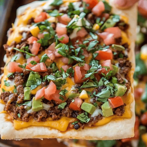Easy Taco Pizza Recipe