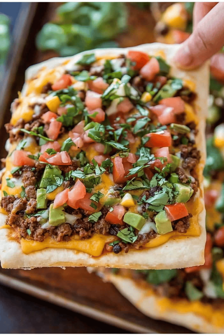 Easy Taco Pizza Recipe