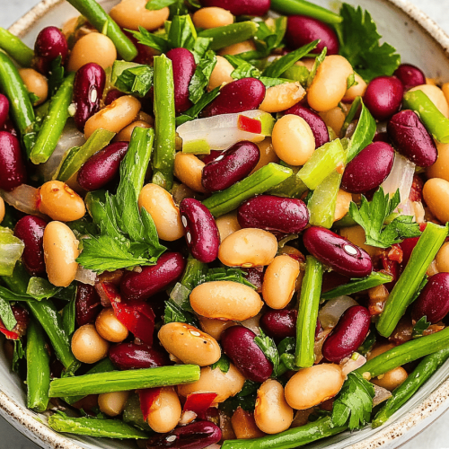 Easy Three-Bean Salad Recipe