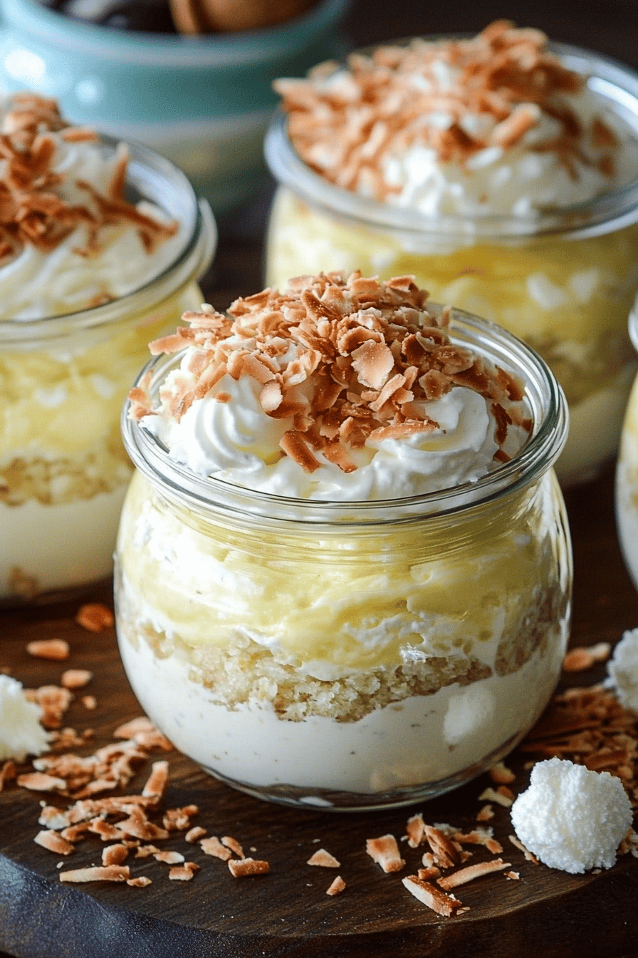 Easy Toasted Coconut Cream Pudding Recipe ingredients