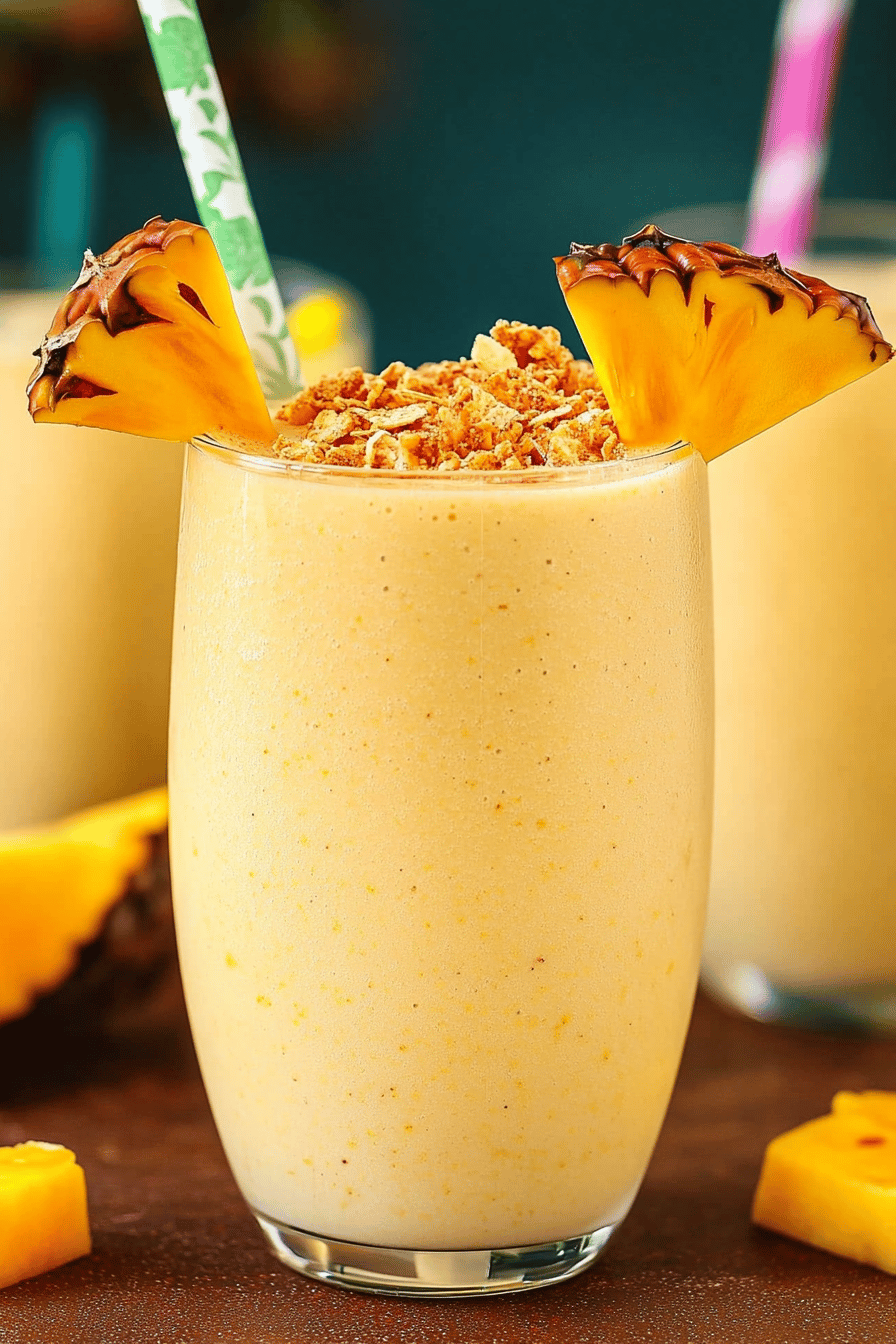 Easy Tropical Smoothie Recipe ingredients