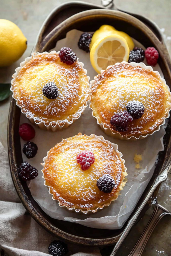 Easy Two-Ingredient Lemon Cakes Recipe