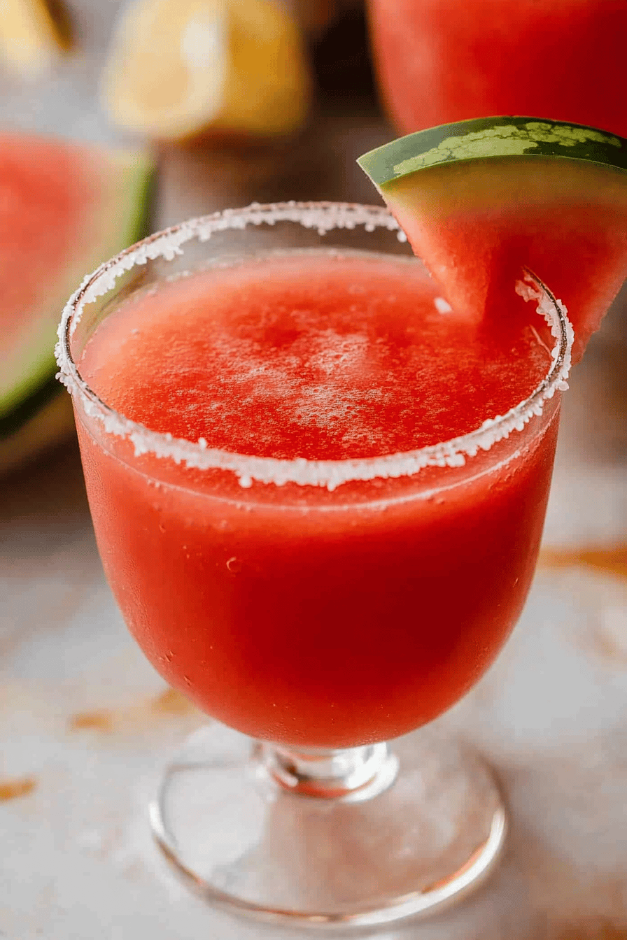Easy Watermelon Margarita Recipe