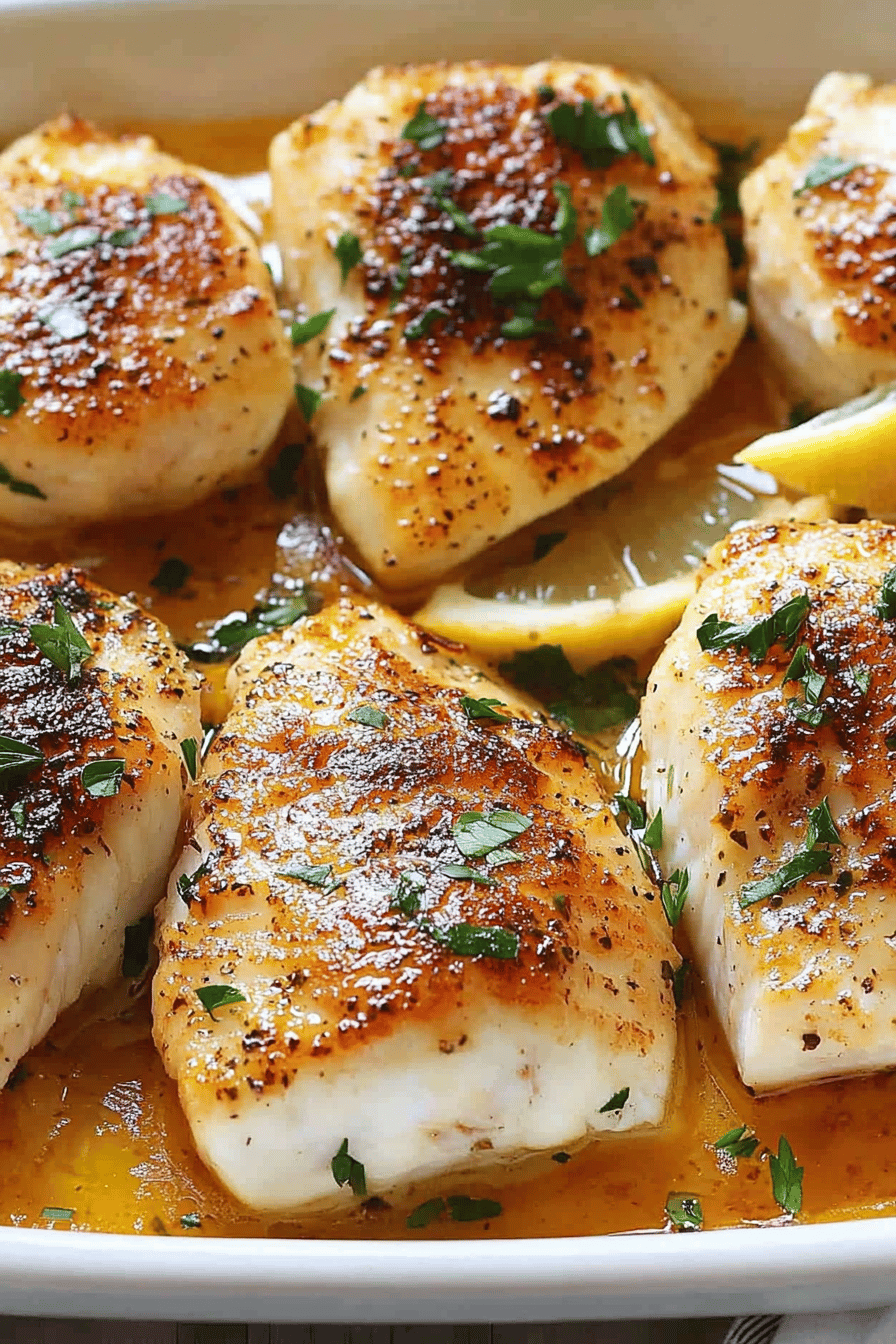 Easy White Fish Recipe Final Dish Presentation