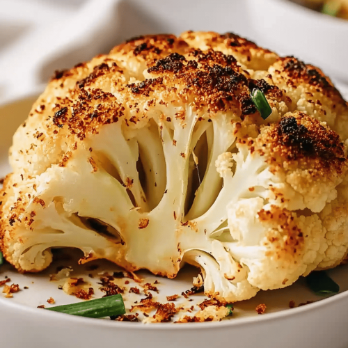 Easy Whole Roasted Cauliflower Recipe