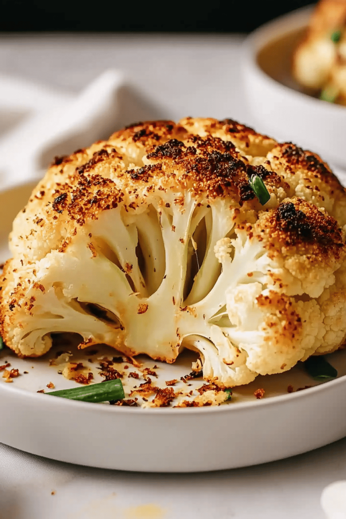 Easy Whole Roasted Cauliflower Recipe
