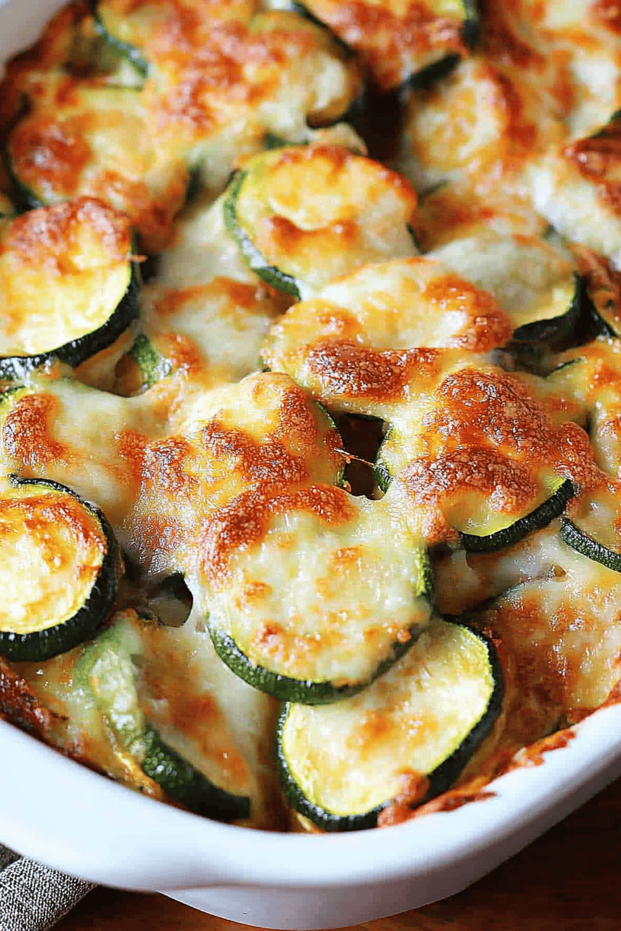 Easy Zucchini Casserole Recipe Final Dish Presentation