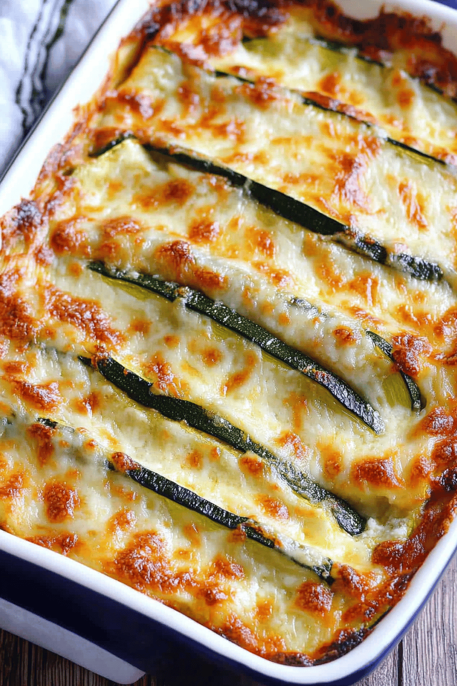 Easy Zucchini Lasagna Recipe ingredients