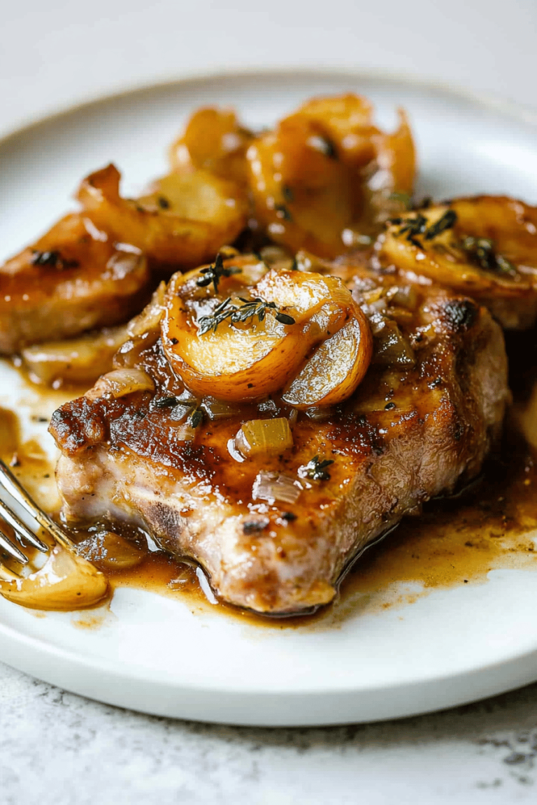 Easy and Delicious Apple Pork Chops Recipe