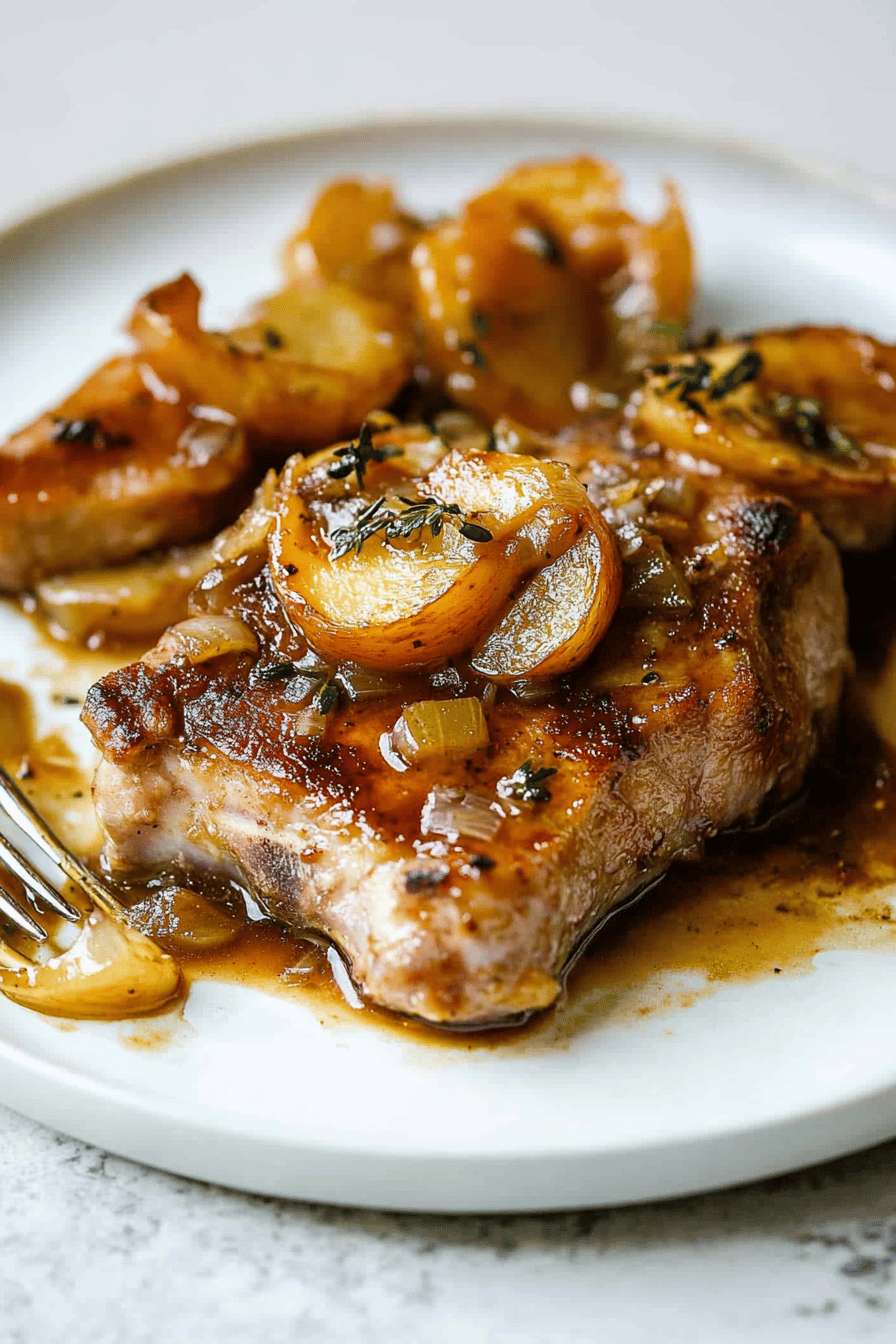 Easy and Delicious Apple Pork Chops Recipe