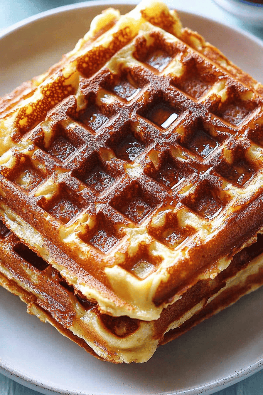 Easy and Delicious Chaffles Recipe Final Dish Presentation