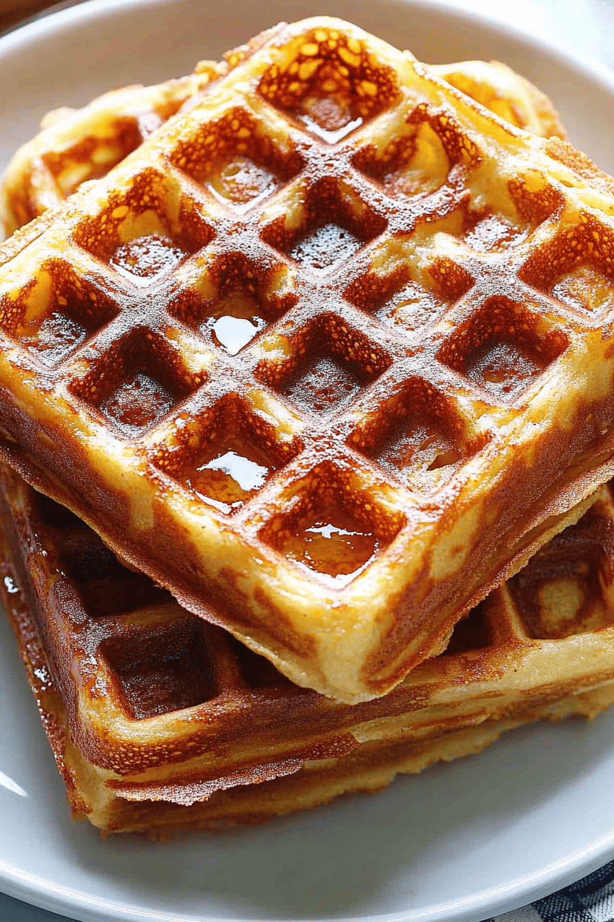 Easy and Delicious Chaffles Recipe Final Dish Presentation