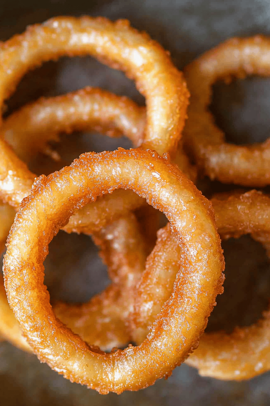 Easy and Delicious Onion Rings Recipe Final Dish Presentation
