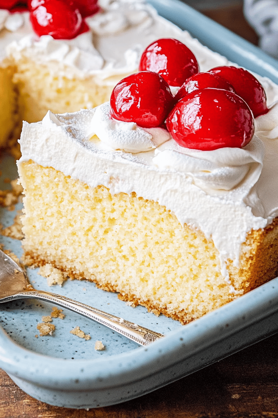 Easy and Delicious Tres Leches Cake Recipe Final Dish Presentation