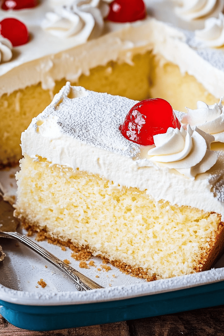 Easy and Delicious Tres Leches Cake Recipe ingredients
