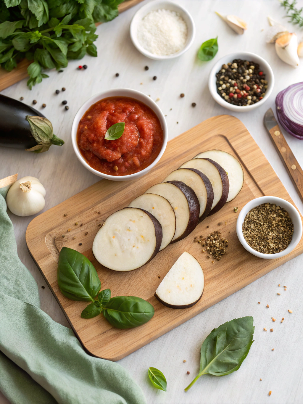 Eggplant Parmesan Recipe - A Classic Italian Dish ingredients