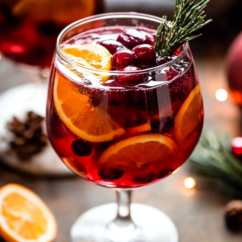 Festive Christmas Sangria Recipe at Diethood