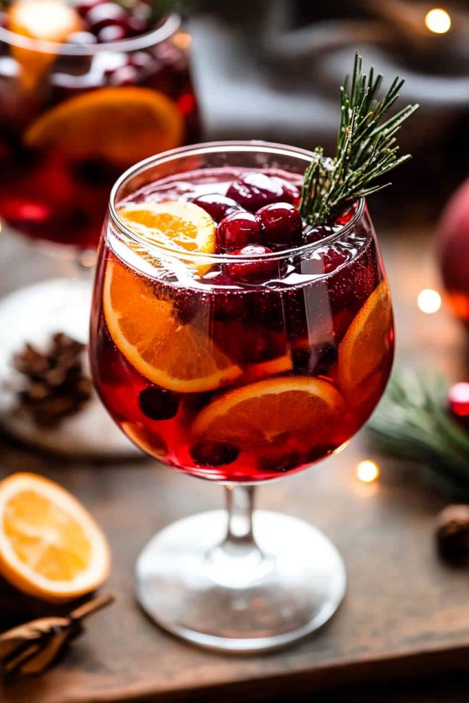 Festive Christmas Sangria Recipe at Diethood