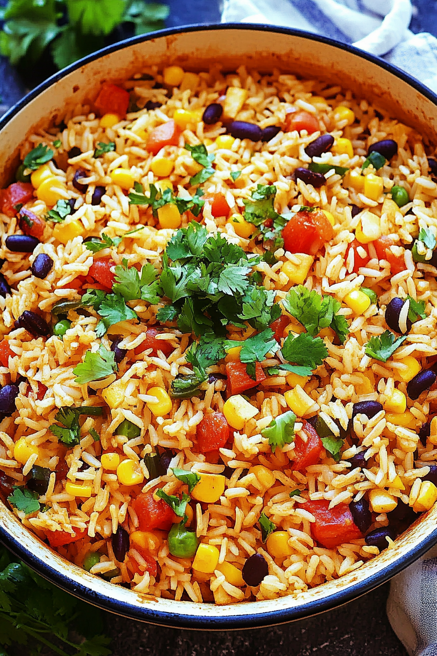 Fiesta Rice Recipe: A Flavorful Side Dish for Any Occasion Final Dish Presentation