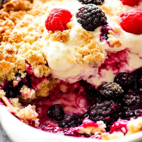 Fresh Berries Cobbler Recipe