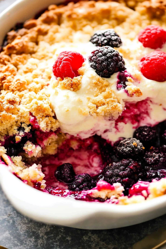 Fresh Berries Cobbler Recipe