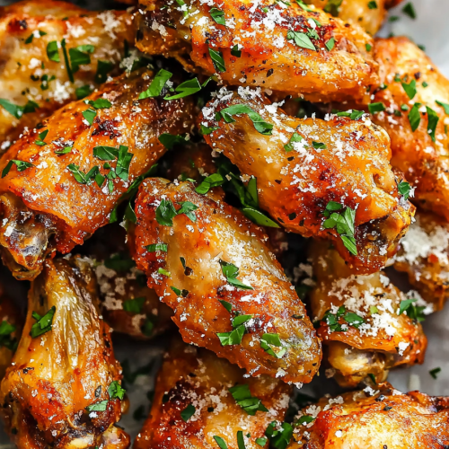 Garlic Parmesan Chicken Wings Recipe