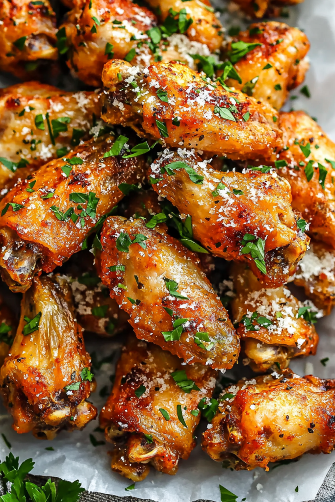 Garlic Parmesan Chicken Wings Recipe