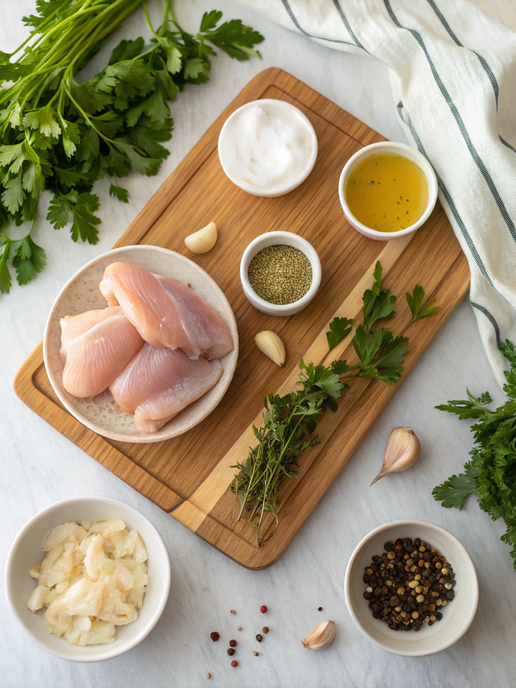 Garlic Sauce Chicken Recipe ingredients