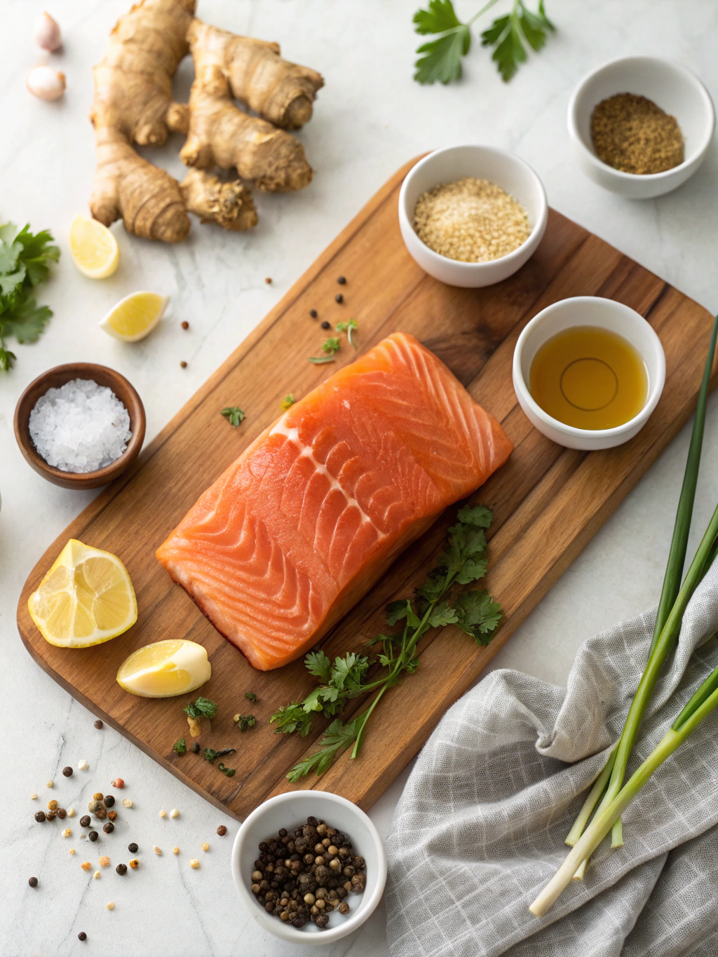 Ginger Glazed Salmon Recipe ingredients