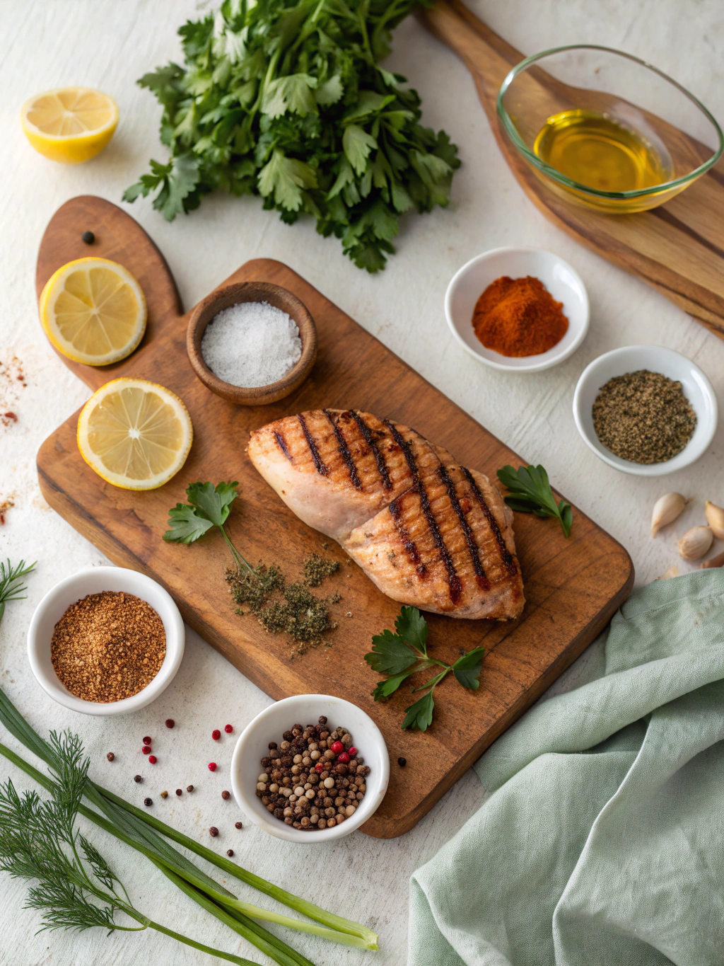 Grilled Blackened Chicken Recipe ingredients