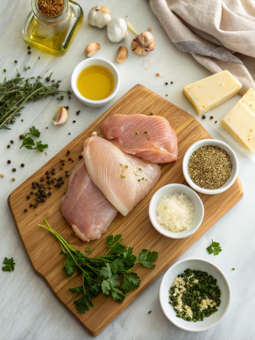 Grilled Chicken Cordon Bleu Recipe ingredients