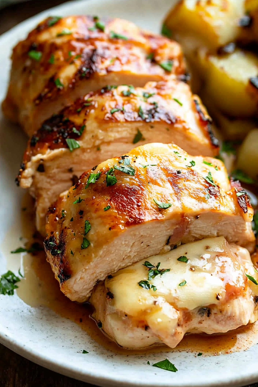 Grilled Chicken Cordon Bleu Recipe
