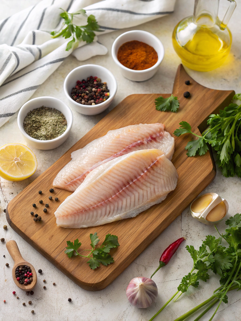 Grilled Tilapia Recipe ingredients