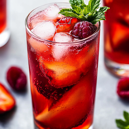 Hibiscus Iced Tea Sparkler Recipe