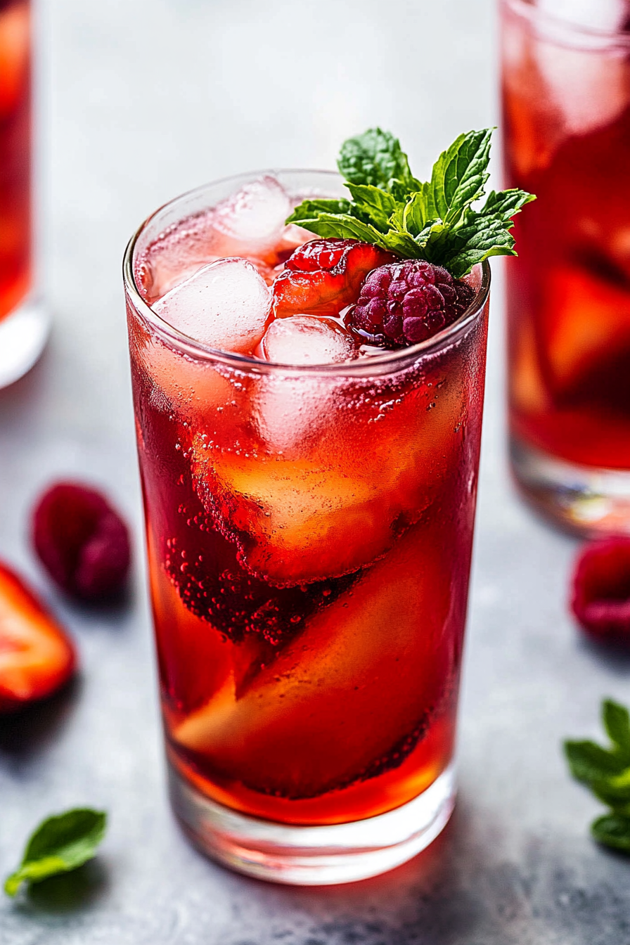 Hibiscus Iced Tea Sparkler Recipe