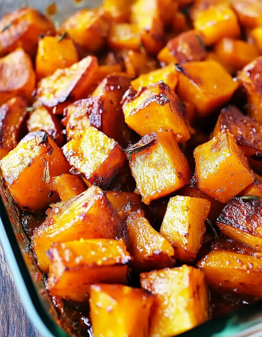 Honey Roasted Butternut Squash Recipe