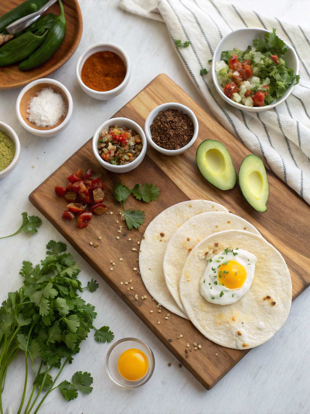 Huevos Rancheros Tacos Recipe at Diethood ingredients