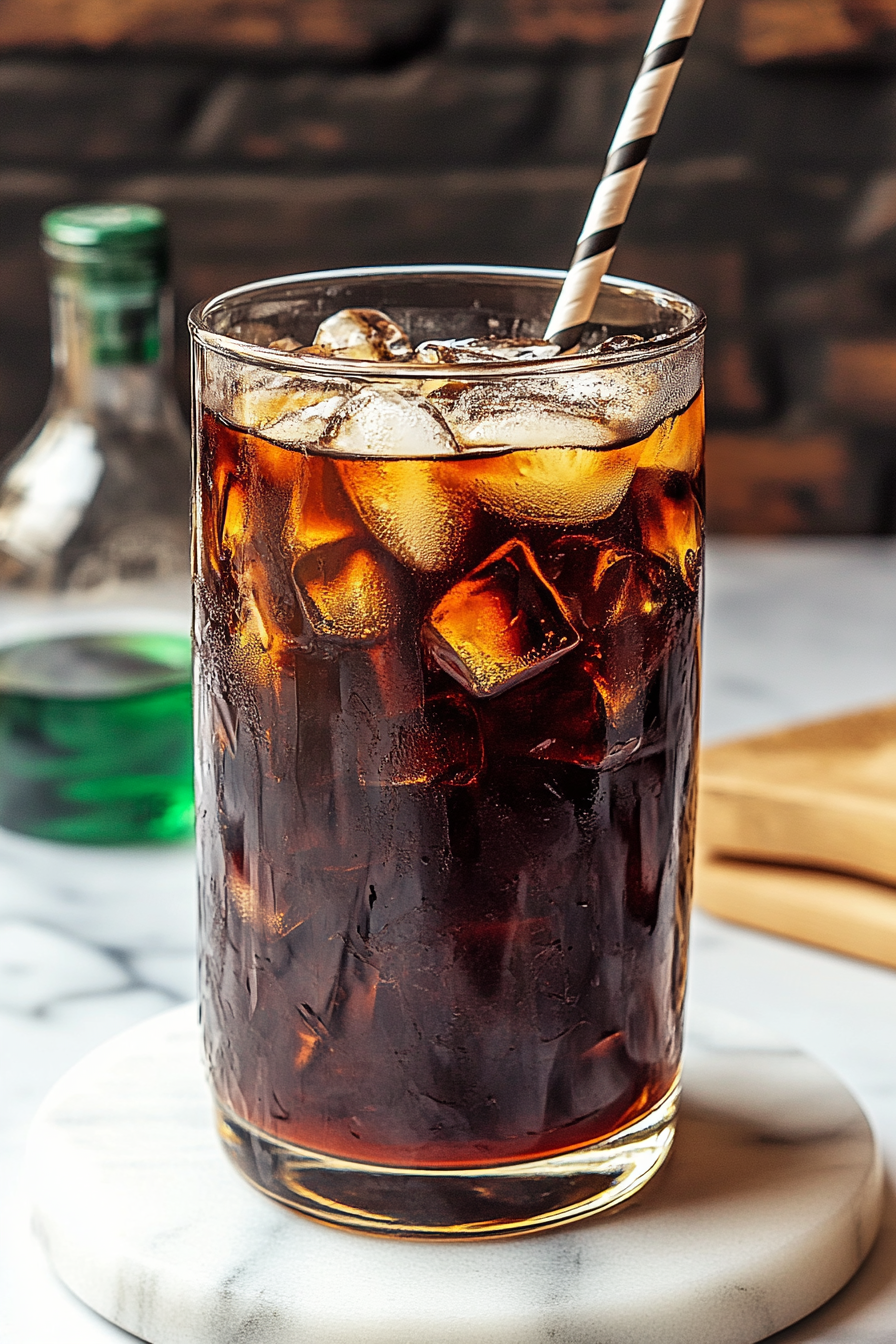 Iced Americano Final Dish Presentation