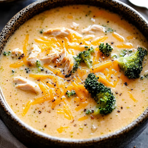 Instant Pot Broccoli Cheese Soup with Chicken Recipe