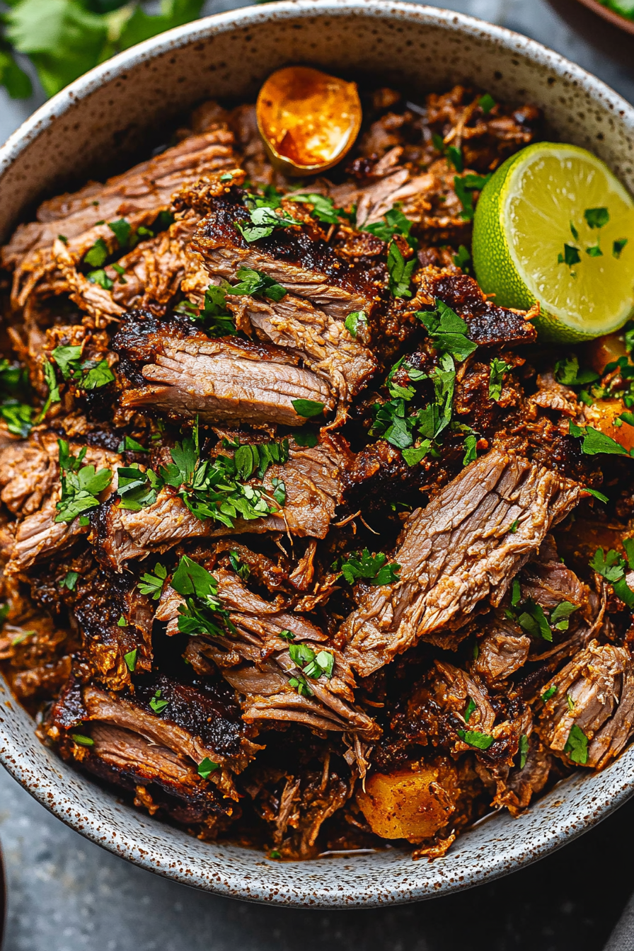 Instant Pot Puerto Rican Pernil Recipe Final Dish Presentation