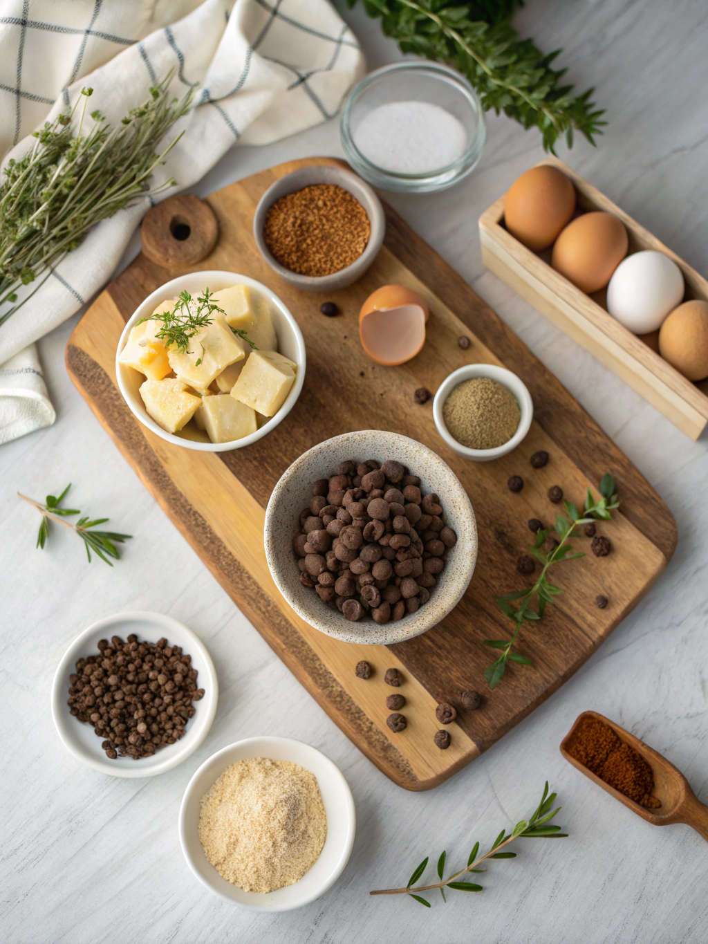Keto Chocolate Chip Cookies Recipe ingredients