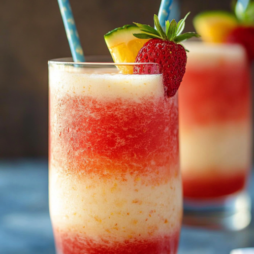 Lava Flow Cocktail