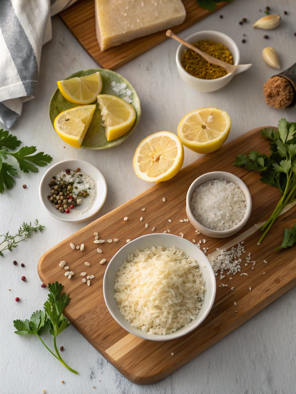 Lemon Parmesan Risotto Recipe ingredients